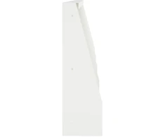 Sienelė 4 vnt. 40 x 12 x 40 cm Plienas Balta