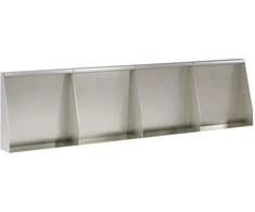 Sienelė 4 vnt. 40 x 12 x 50 cm Nerūdijantis plienas Sidabrinė