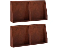 Sienelė 4 vnt. 40 x 12 x 50 cm Rūdijanti