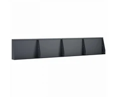 Sienelė 4 vnt. 60 x 12 x 30 cm Plienas Antracito