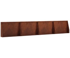 Sienelė 4 vnt. 60 x 12 x 30 cm Rūdijanti