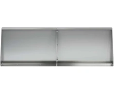 Sienelė 4 vnt. 60 x 12 x 40 cm Galvanizuotas plienas Sidabrinė