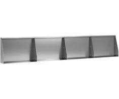 Sienelė 4 vnt. 60 x 12 x 40 cm Galvanizuotas plienas Sidabrinė
