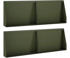 Sienelė 4 vnt. 60 x 12 x 40 cm Plienas Alyvuogių žalia