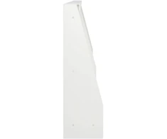 Sienelė 4 vnt. 60 x 12 x 40 cm Plienas Balta