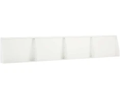 Sienelė 4 vnt. 60 x 12 x 40 cm Plienas Balta