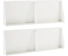 Sienelė 4 vnt. 60 x 12 x 40 cm Plienas Balta