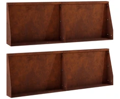 Sienelė 4 vnt. 60 x 12 x 40 cm Rūdijanti