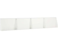 Sienelė 4 vnt. 60 x 12 x 50 cm Plienas Balta