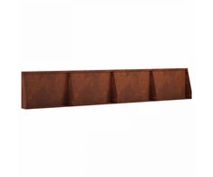 Sienelė 4 vnt. 60 x 12 x 50 cm Rūdijanti