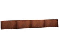 Sienelė 4 vnt. 80 x 12 x 30 cm Rūdijanti