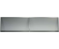 Sienelė 4 vnt. 80 x 12 x 40 cm Galvanizuotas plienas Sidabrinė