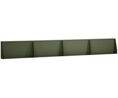 Sienelė 4 vnt. 80 x 12 x 40 cm Plienas Alyvuogių žalia