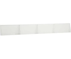 Sienelė 4 vnt. 80 x 12 x 40 cm Plienas Balta
