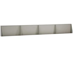 Sienelė 4 vnt. 80 x 12 x 40 cm Rūdijanti