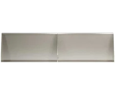 Sienelė 4 vnt. 80 x 12 x 50 cm Nerūdijantis plienas Sidabrinė