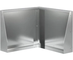 Sienelė 50 x 50 x 30 cm Galvanizuotas plienas Sidabrinė