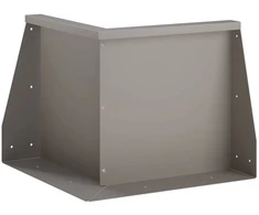 Sienelė 50 x 50 x 40 cm Atmosferos poveikiui atsparus plienas