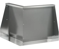 Sienelė 50 x 50 x 40 cm Galvanizuotas plienas Sidabrinė