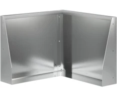 Sienelė 50 x 50 x 50 cm Galvanizuotas plienas Sidabrinė