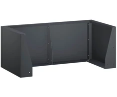 Sienelė 6 vnt. 200 x 100 x 30 cm Plienas Antracito