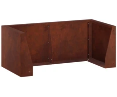 Sienelė 6 vnt. 200 x 100 x 30 cm Rūdijanti