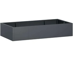 Sienelė 6 vnt. 200 x 100 x 40 cm Plienas Antracito