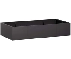 Sienelė 6 vnt. 200 x 100 x 50 cm Plienas Juoda
