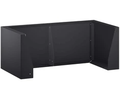 Sienelė 6 vnt. 200 x 100 x 50 cm Plienas Juoda