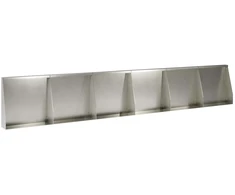 Sienelė 6 vnt. 40 x 12 x 40 cm Nerūdijantis plienas Sidabrinė