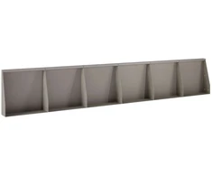 Sienelė 6 vnt. 40 x 12 x 40 cm Rūdijanti