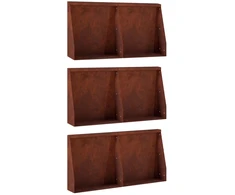 Sienelė 6 vnt. 40 x 12 x 50 cm Rūdijanti