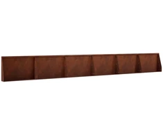 Sienelė 6 vnt. 60 x 12 x 30 cm Rūdijanti