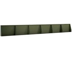 Sienelė 6 vnt. 60 x 12 x 40 cm Plienas Alyvuogių žalia