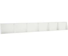 Sienelė 6 vnt. 60 x 12 x 50 cm Plienas Balta