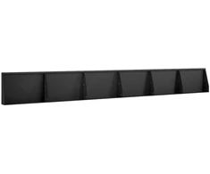 Sienelė 6 vnt. 60 x 12 x 50 cm Plienas Juoda