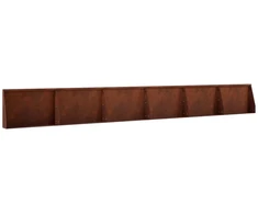Sienelė 6 vnt. 60 x 12 x 50 cm Rūdijanti