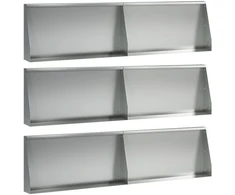 Sienelė 6 vnt. 80 x 12 x 30 cm Galvanizuotas plienas Sidabrinė