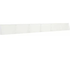 Sienelė 6 vnt. 80 x 12 x 30 cm Plienas Balta