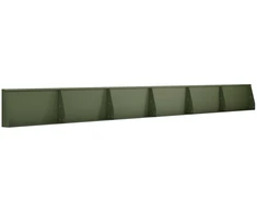 Sienelė 6 vnt. 80 x 12 x 40 cm Plienas Alyvuogių žalia