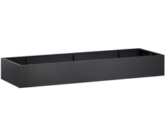 Sienelė 8 vnt. 300 x 100 x 30 cm Plienas Juoda