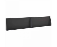 Sienelė 8 vnt. 300 x 100 x 30 cm Plienas Juoda