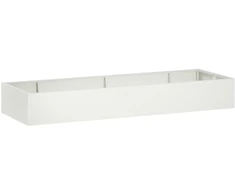 Sienelė 8 vnt. 300 x 100 x 40 cm Plienas Balta