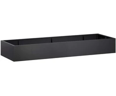 Sienelė 8 vnt. 300 x 100 x 40 cm Plienas Juoda