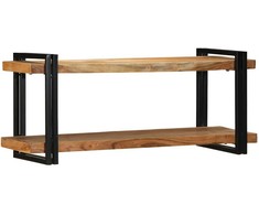 Sieninė lentyna, 110x33x45cm, akacijos medienos masyvas