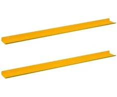 Plūduriuojanti lentyna 2 pcs Garučių geltona 100 x 9 x 2,5 cm