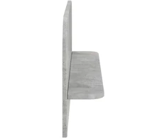 Sieninė lentyna 2 vnt. Betono pilka 80,5 x 13,5 x 37,5 cm