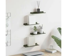 Plūduriuojanti lentyna 4 pcs Alyvuogių žalia 30 x 9 x 2,5 cm