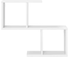Sieninė lentyna Balta 60 x 12 x 50,5 cm Apdirbta mediena