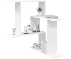 Sieninė lentyna Balta 67 x 67 x 87 cm Apdirbta mediena